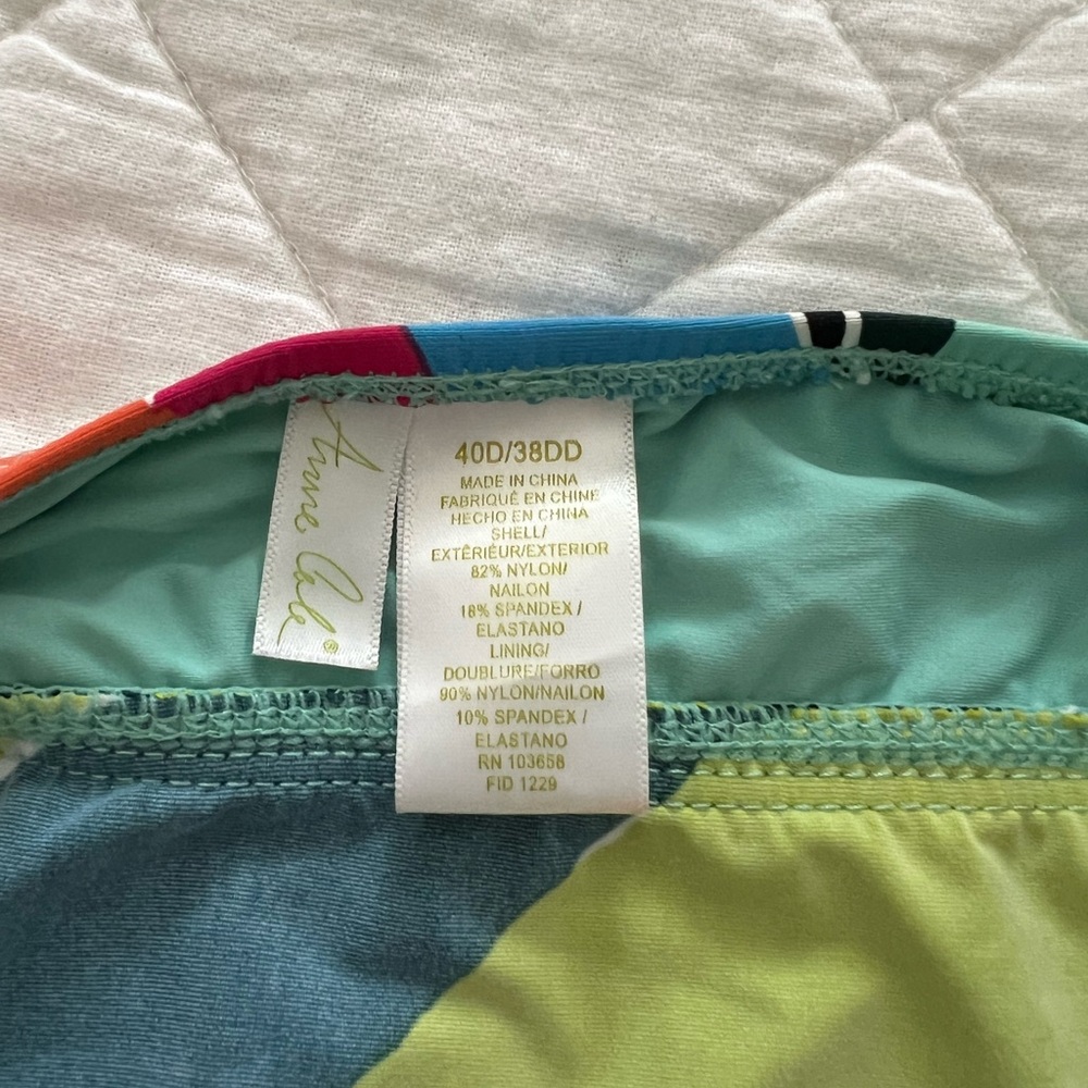 Anne Cole Tankini Swim Top - Picture 2 of 3